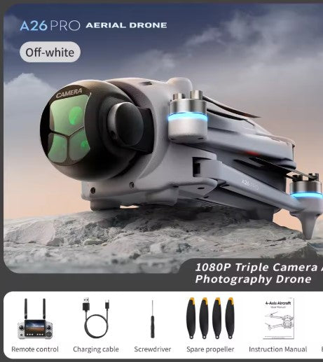 Original A26Pro Foldable RC Drone 8K HD 4K Dual Camera 5G WIFI FPV Brushless Obstacle Avoidance Professional Aerial Quadcopter